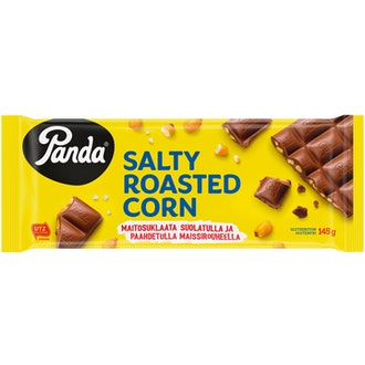 Panda suklaa 145g Salty Roasted Corn kalorit ja ravintosisältö