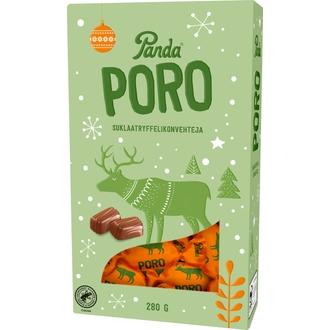 Panda Poro suklaatryffeli konvehti 280g kalorit ja ravintosisältö - 539 kcal