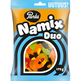 Panda Namix duo makeissekoitus 170g kalorit ja ravintosisältö - 317 kcal