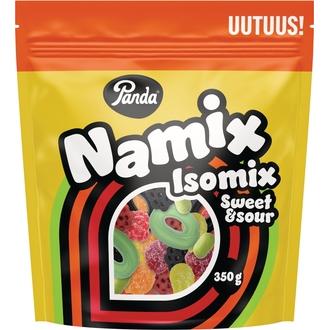 Panda Namix isomix makea hapan makeissekoitus 350g kalorit ja ravintosisältö
