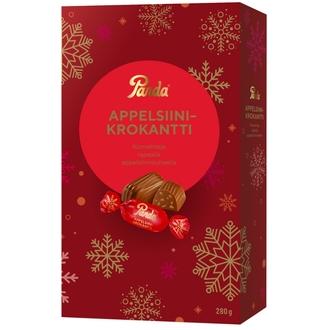 Panda appelsiinikrokantti konvehti 280g kalorit ja ravintosisältö - 538 kcal