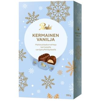 Panda kermainen vanilja maitosuklaakonvehti 280g kalorit ja ravintosisältö - 550 kcal