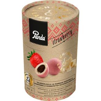 Panda Choco Lakrits mansikka suklaa 220g kalorit ja ravintosisältö