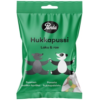 Panda Hukkapussi lakritsi ja rae makeissekoitus 200g kalorit ja ravintosisältö
