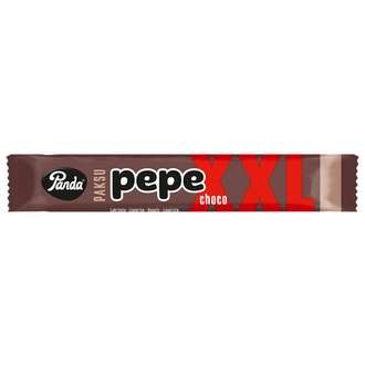 Panda Paksu Pepe XXL Choco 70g täytelakritsipatukka kalorit ja ravintosisältö - 376 kcal