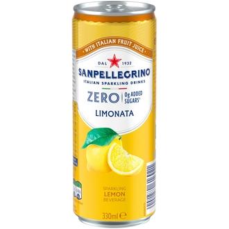 San Pellegrino Zero Limonata 33cl CAN kalorit ja ravintosisältö