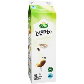 Arla Luonto+ AB vanilja laktoositon jogurtti 1 kg kalorit ja ravintosisältö