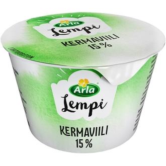 Arla Lempi Kermaviili 200 g 15% laktoositon kalorit ja ravintosisältö - 162 kcal