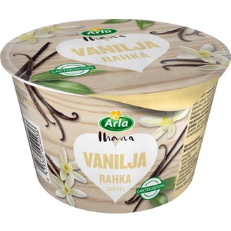 Arla Ihana rahka 200g vanilja laktoositon kalorit ja ravintosisältö