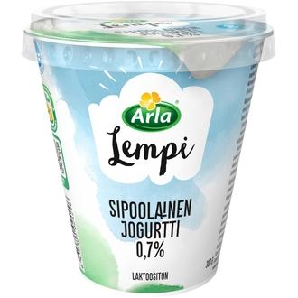Arla Lempi Sipoolainen laktoositon 0,7% rahkajogurtti 300 g kalorit ja ravintosisältö - 57 kcal