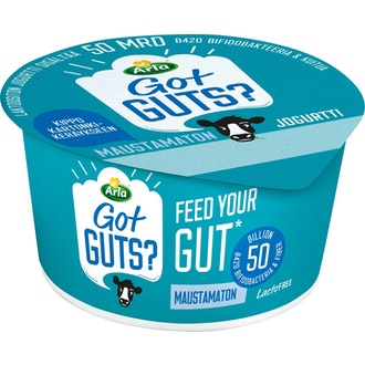 Arla Feed Your Gut jogurtti 150g maustamaton kalorit ja ravintosisältö
