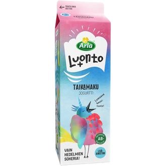 Arla Luonto+ Taikamaku AB-jogurtti laktoositon 1 kg kalorit ja ravintosisältö