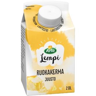 Arla Lempi Juusto ruokakerma laktoositon 2 dl kalorit ja ravintosisältö - 149 kcal