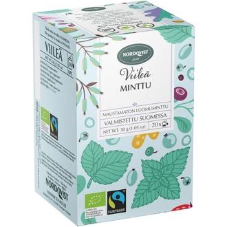 Nordqvist Viileä Minttu 20x1,5g luomu & Reilu kauppa