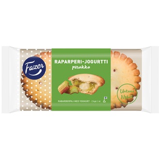 Fazer Raparperi-jogurttipiirakka 2kpl/140g kalorit ja ravintosisältö - 325 kcal