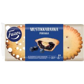 Fazer Mustikkarahkapiirakka 2kpl 140g kalorit ja ravintosisältö - 349 kcal