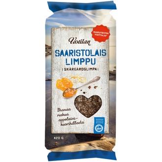 Uotilan Saaristolaislimppu 420g, limppu kalorit ja ravintosisältö