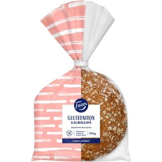 Fazer Gluteeniton Kauraleipä 330g kalorit ja ravintosisältö - 253 kcal