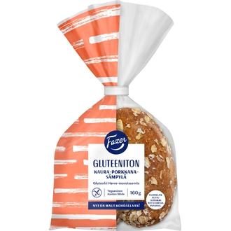 Fazer Gluteeniton Kaura-Porkkanasämpylä 2 Kpl 160 G kalorit ja ravintosisältö