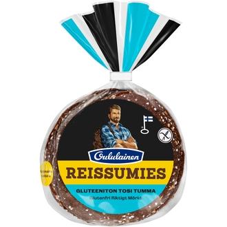 Oululainen Reissumies Gluteeniton Tosi Tumma 3kpl 210g kalorit ja ravintosisältö