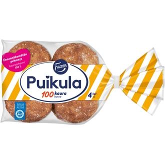 Fazer Puikula 100Kaura 4kpl 240g, kauraleipä kalorit ja ravintosisältö