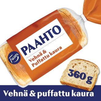Fazer Paahto Vehnä ja Puffattu kaura 350g kalorit ja ravintosisältö - 265 kcal