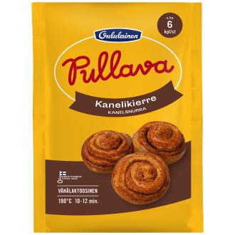 Oululainen Pullava Kanelikierre 6kpl 420g, raakapakaste kalorit ja ravintosisältö - 350 kcal