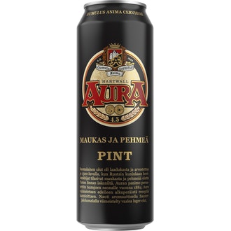 Aura olut 4,5% 0,568l kalorit ja ravintosisältö