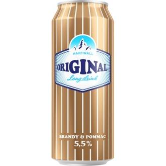 Hartwall Original Long Drink Brandy 5,5% 0,5l kalorit ja ravintosisältö