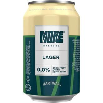 More Brewing Lager alkoholiton olut 0,0% 0,33 l kalorit ja ravintosisältö