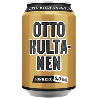 Otto Kultanen 8% 0,33 l kalorit ja ravintosisältö