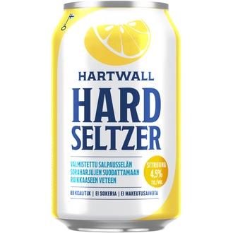 Hartwall Hard Seltzer Sitruuna 4,5% 0,33 l kalorit ja ravintosisältö
