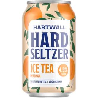 Hartwall Hard Seltzer Ice Tea Persikka 4,5% 0,33 l kalorit ja ravintosisältö - 35 kcal