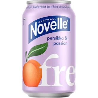 Hartwall Novelle Fresh Persikka-Passion kivennäisvesi 0,33l kalorit ja ravintosisältö - 2 kcal