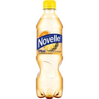 Novelle Plus C + Sinkki Appelsiini-Ananas 0,5l kalorit ja ravintosisältö - 14 kcal