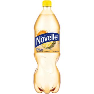 Novelle Plus C + Sinkki Appelsiini-Ananas 1,5l kalorit ja ravintosisältö - 14 kcal