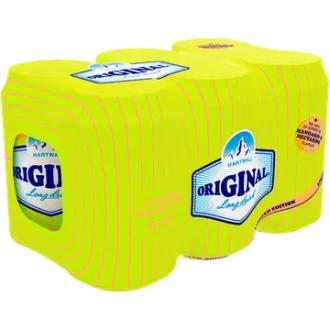 6 x Hartwall Original Long Drink Summer Mandarin 5,5% 0,33 l kalorit ja ravintosisältö - 55 kcal