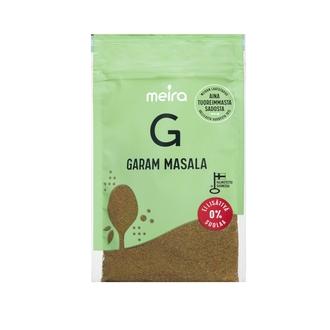 Meira Garam Masala ei lisättyä suolaa 28g kalorit ja ravintosisältö - 331 kcal