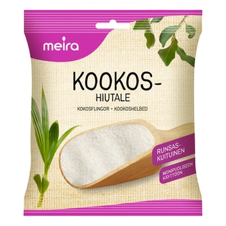 Meira Kookoshiutale 180g pussi kalorit ja ravintosisältö