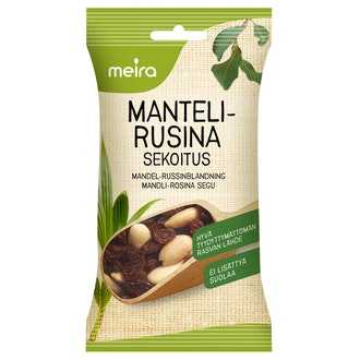 Meira Manteli-rusinasekoitus 120g kalorit ja ravintosisältö - 446 kcal