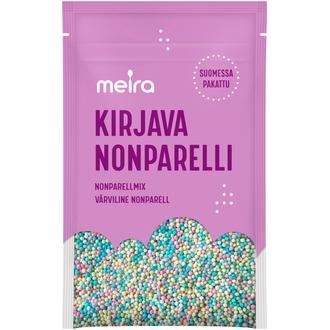 Meira Kirjava nonparelli 60g kalorit ja ravintosisältö - 386 kcal