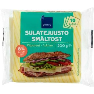 Rainbow 200g sulatejuustoviipaleet 6% 10kpl kalorit ja ravintosisältö - 164 kcal