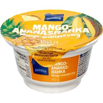 Rainbow 150g mango-ananasrahka 0,2% kalorit ja ravintosisältö - 84 kcal