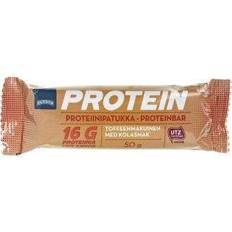 Rainbow Toffeenmakuinen proteiinipatukka 50 g kalorit ja ravintosisältö - 389 kcal