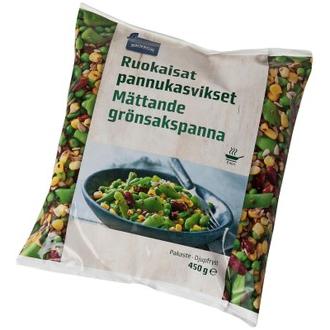 Rainbow 450g ruokaisat pannukasvikset pakaste kalorit ja ravintosisältö - 162 kcal