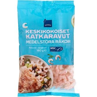 Rainbow Keskikokoiset katkaravut 180 g