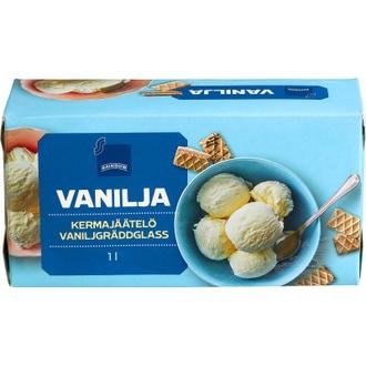 Rainbow Vaniljakermajäätelö 1L kalorit ja ravintosisältö - 179 kcal