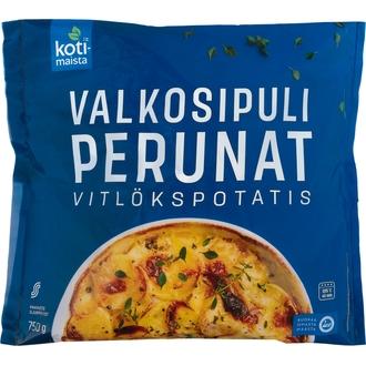 Kotimaista valkosipuliperunat 750 g pakaste kalorit ja ravintosisältö - 74 kcal
