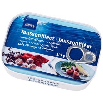 Rainbow janssonfileet 125/80 g kalorit ja ravintosisältö - 149 kcal