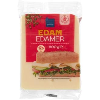 Rainbow 800 g 17% laktoositon Edamjuusto kalorit ja ravintosisältö - 273 kcal